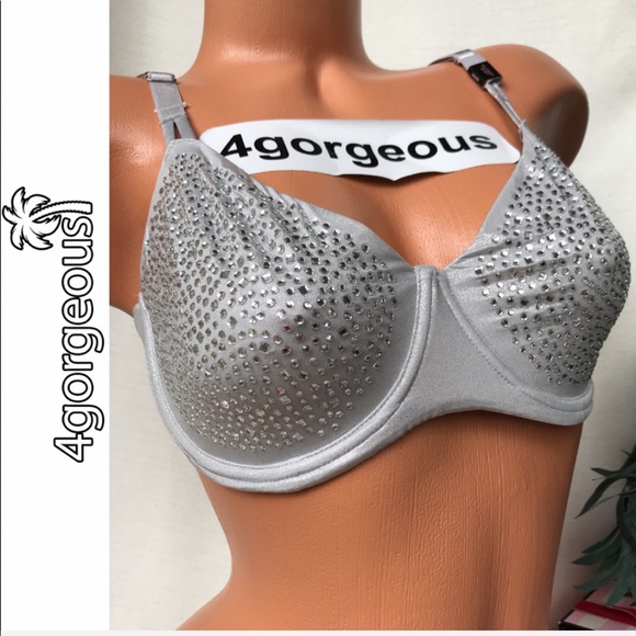 VS 36dd BLING CRYSTAL SHINE PUSH UP UNLINED BRA